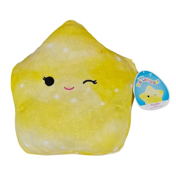 SQUISHMALLOWS UNISEX YELLOW STAR PLUSH TOY ESTRELLA ONE SIZE 2020 - Picture 1 of 11